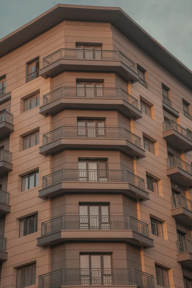 Fachada de un edificio residencial