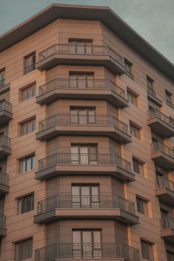Fachada de un edificio residencial